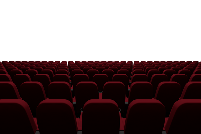 Rows of Red Seats in Transparent Empty Theater Auditorium - Download Free Stock Videos Pikwizard.com