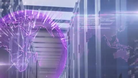 Digital Technology and Networking Futuristic Concept