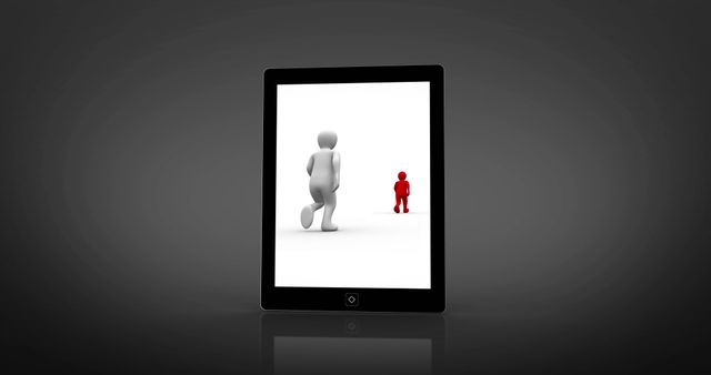 Abstract Figures in Digital Tablet Concept - Download Free Stock Images Pikwizard.com