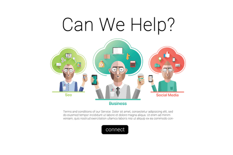 three male characters offering support on transparent background vector - Download Free Stock Videos Pikwizard.com