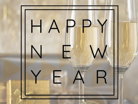 champagne glasses celebrating new year with festive background - Download Free Stock Templates Pikwizard.com
