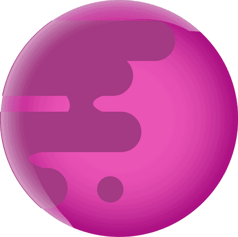 Transparent Pink Magnum Sphere with Purple Gradient Shapes - Download Free Stock Videos Pikwizard.com