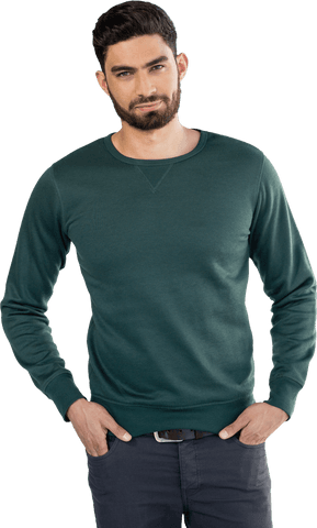 Transparent Look: Stylish Man with Hands in Pockets