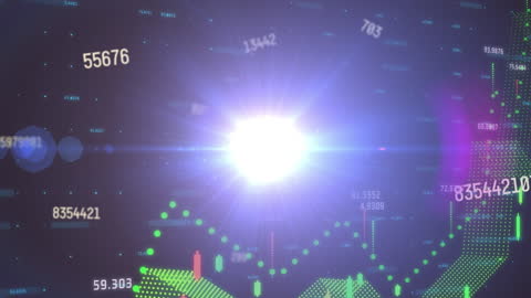 Dynamic Financial Data and Stock Market Illustration