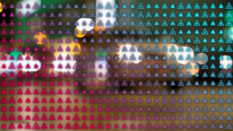 Colorful Digital Abstract Background with Geometric Patterns