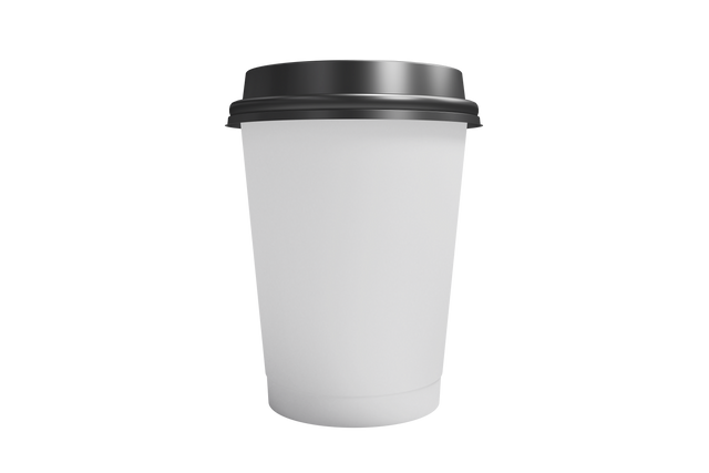 Disposable Coffee Cup Transparent Illustration with Lid - Download Free Stock Videos Pikwizard.com