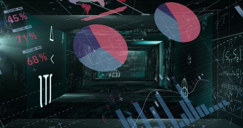 Futuristic Interface Mathematical Data Visualizations Technology - Download Free Stock Images Pikwizard.com