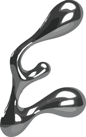 Futuristic Metallic Fluid Sculpture on Transparent Background - Download Free Stock Videos Pikwizard.com