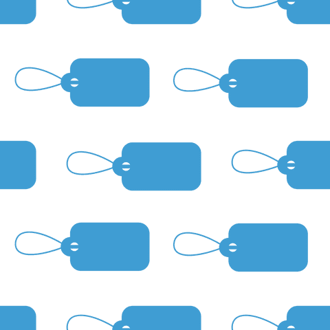 Blue Tags Pattern on Transparent Background Vector Illustration - Download Free Stock Videos Pikwizard.com