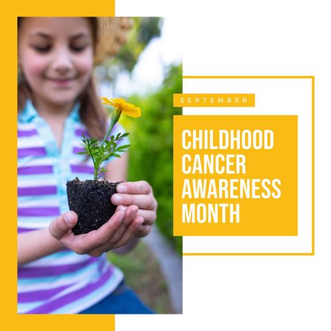 Childhood Cancer Awareness Month Campaign Image - Download Free Stock Templates Pikwizard.com