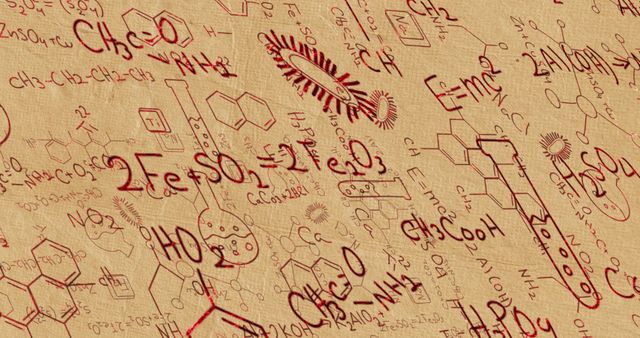 Chemical Compound Structural Formulae on Paper Background - Download Free Stock Images Pikwizard.com