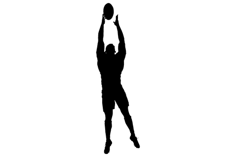 transparent silhouette of male rugby player on running action pose - Download Free Stock Videos Pikwizard.com
