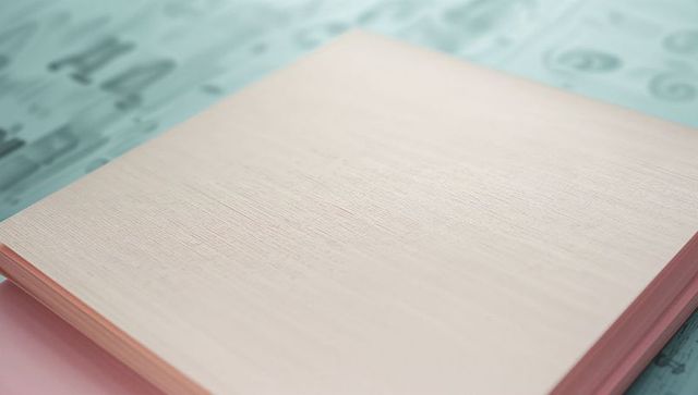 Wooden boards on artistic mat for creative design