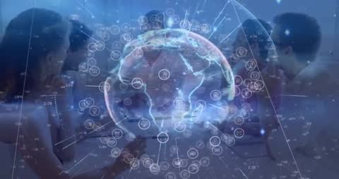 Global Team Networking with Holographic Data Technology