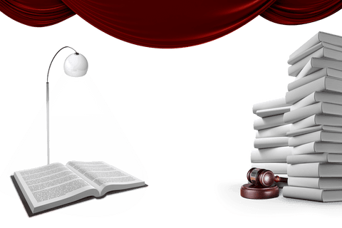 transparent curtain over books by table lamp - Download Free Stock Videos Pikwizard.com