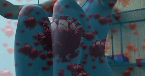 Health and fitness amid pandemic with covid-19 concept