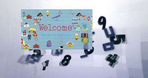 Welcoming Back to School Season with Digital Flair - Download Free Stock Images Pikwizard.com