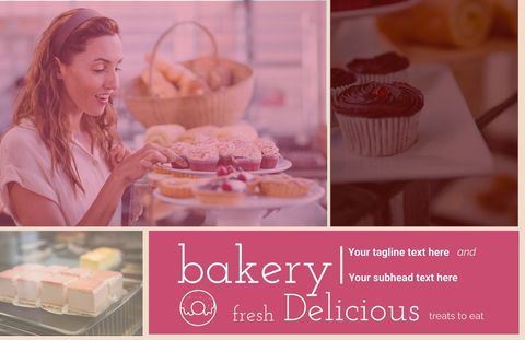 Woman Admiring Assortment of Fresh Bakery Delights - Download Free Stock Templates Pikwizard.com