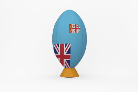 transparent rugby ball with uk flag and crest illustration - Download Free Stock Videos Pikwizard.com