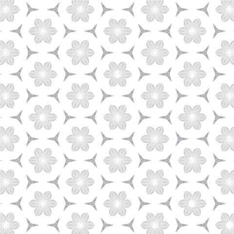 Seamless Transparent White Flowers and Stars Pattern Design - Download Free Stock Videos Pikwizard.com