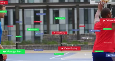 Urban Basketball with Digital Technology Overlays