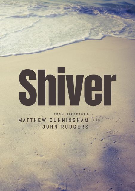 Serene Beach Background Poster for Thriller Movie 'Shiver' - Download Free Stock Videos Pikwizard.com