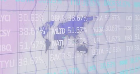 global financial data on digital interface - Download Free Stock Images Pikwizard.com