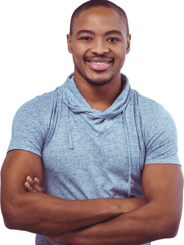 Smiling Biracial Man on Transparent Background - Download Free Stock Videos Pikwizard.com