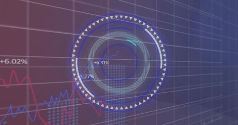 Digital Financial Data and Virtual Analysis Interface - Download Free Stock Images Pikwizard.com