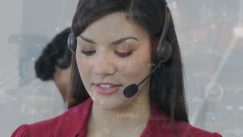 Virtual Customer Service with Data Analytics Overlay