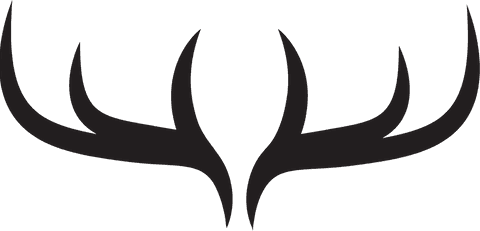 Stylish Black Horns Silhouette on Transparent Background for Design Projects - Download Free Stock Videos Pikwizard.com