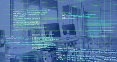 Digital Data Processing Overlay in Modern Office Environment