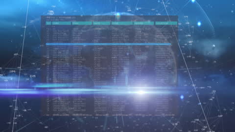 Networking Data Animation with Global Connectivity