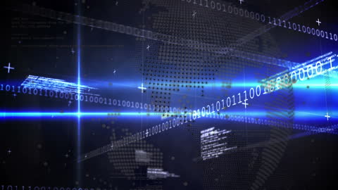 Digital Global Data Processing Concept Illustration