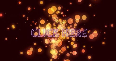 Neon Purple Text on Bokeh Abstract Background