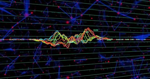 Dynamic Stock Market Graph on Digital Interface - Download Free Stock Images Pikwizard.com