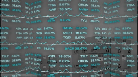 Digital Analysis of Stock Market Data Over Network Background