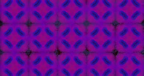 Hypnotic Motion Kaleidoscope on Vibrant Purple Background