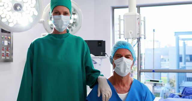 Surgeon and Medical Staff Posing in Operating Room - Download Free Stock Photos Pikwizard.com
