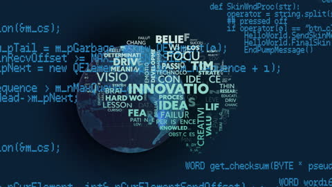 Global Innovation and Technology Visualization with Data Overlay