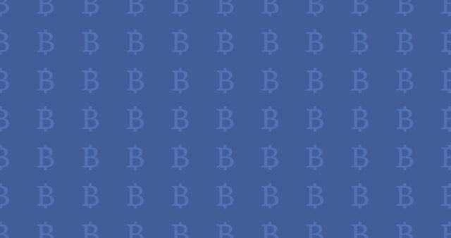 Seamless Bitcoin Symbol Pattern on Blue Background - Download Free Stock Images Pikwizard.com