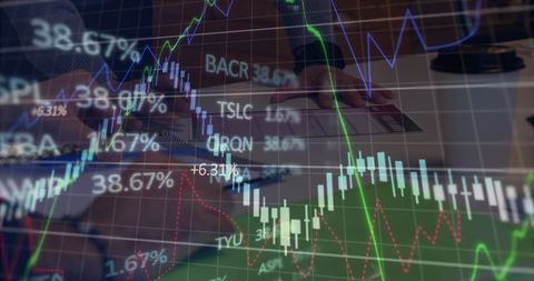 Business Team Meeting Amidst Dynamic Stock Market Trends - Download Free Stock Images Pikwizard.com