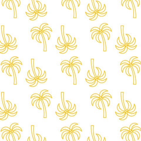 seamless yellow palm tree pattern on transparent background - Download Free Stock Videos Pikwizard.com