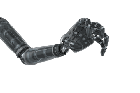 robotic arm on transparent background with futuristic design - Download Free Stock Videos Pikwizard.com