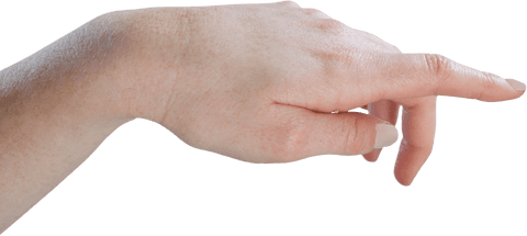 Transparent Human Hand Making Pointing Gesture - Download Free Stock Videos Pikwizard.com