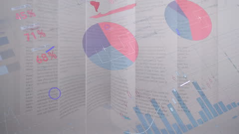 Animation Overlaying Data Processing on Pages