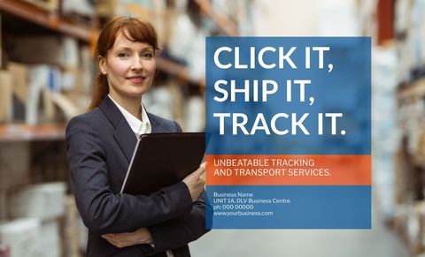 Confident Logistics Manager Overseeing Shipping Operations - Download Free Stock Templates Pikwizard.com