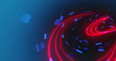 Dynamic Digital Sales Tunnel with Neon Lights - Download Free Stock Images Pikwizard.com