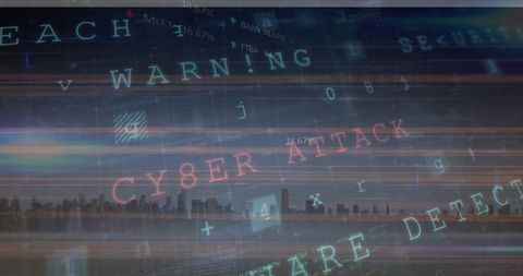 Digital Data Streams Over Modern City Skyline - Download Free Stock Images Pikwizard.com