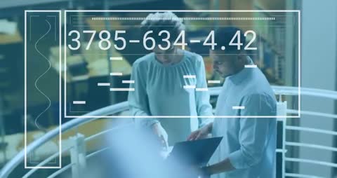 Colleagues Engaged in Innovative Digital Data Analysis